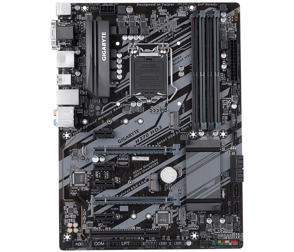 H370 Motherboard with M.2 (Used) – Premium Stability for 8th & 9th Gen Intel CPUs