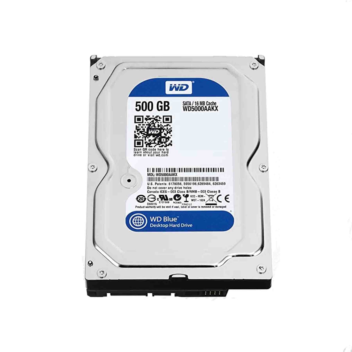 500GB 3.5" SATA Desktop Hard Drive (Used)