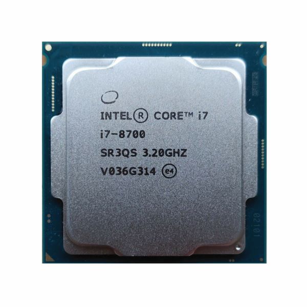 Intel Core i7 8th Gen (i7-8700) Processor (Used) – 6-Core, 12-Thread Power for Modern Performance