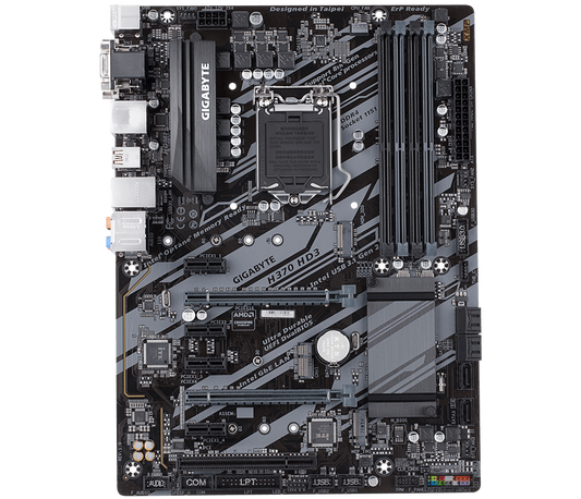 H370 Motherboard with M.2 (Used)  – Premium Stability for 8th & 9th Gen Intel CPUs