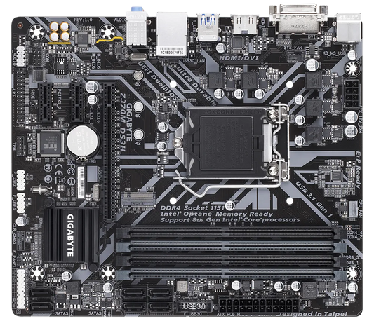 Z370 Motherboard with M.2 (Used)  – Performance Platform for 8th & 9th Gen Intel CPUs