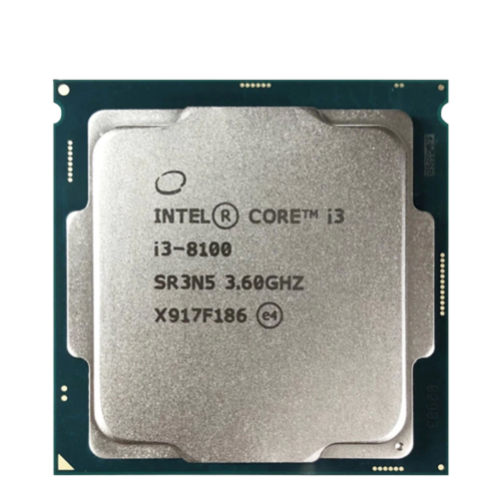 Intel Core i3 8th Gen (i3-8100) Processor (Used) – Quad-Core Power for Smooth Everyday Use