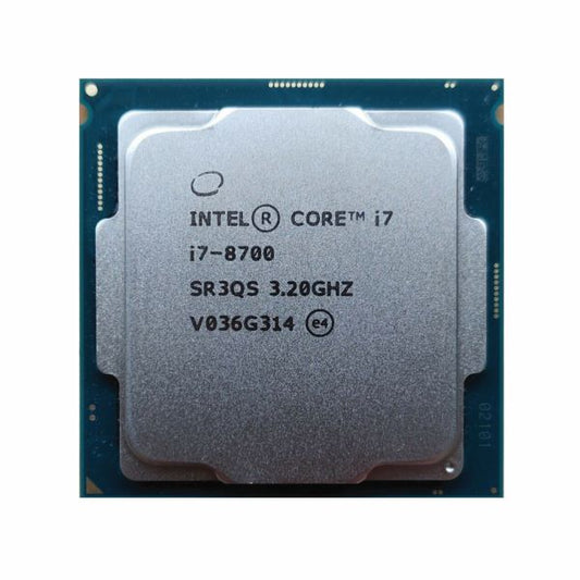Intel Core i7 8th Gen (i7-8700) Processor (Used) – 6-Core, 12-Thread Power for Modern Performance